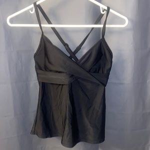 Athleta black tankini top size 32B/30C